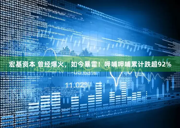 宏基资本 曾经爆火，如今暴雷！呷哺呷哺累计跌超92%